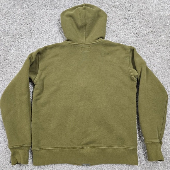 American Giant Sweater Medium Green Full Zip Long Sleeve Midweight Sweatshirt - Picture 10 of 14